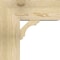 Ekena Millwork Olympic Block Rough Sawn Bracket w/ Offset Brace, Douglas Fir, 8"W x 18"D x 18"H BKT0806X18X18OLY05RDF - alternate 4